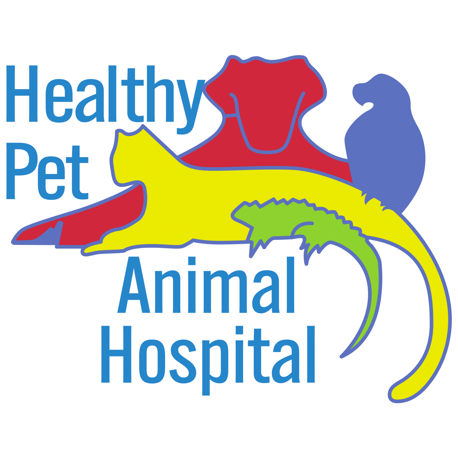healthy pet animal hospital logo